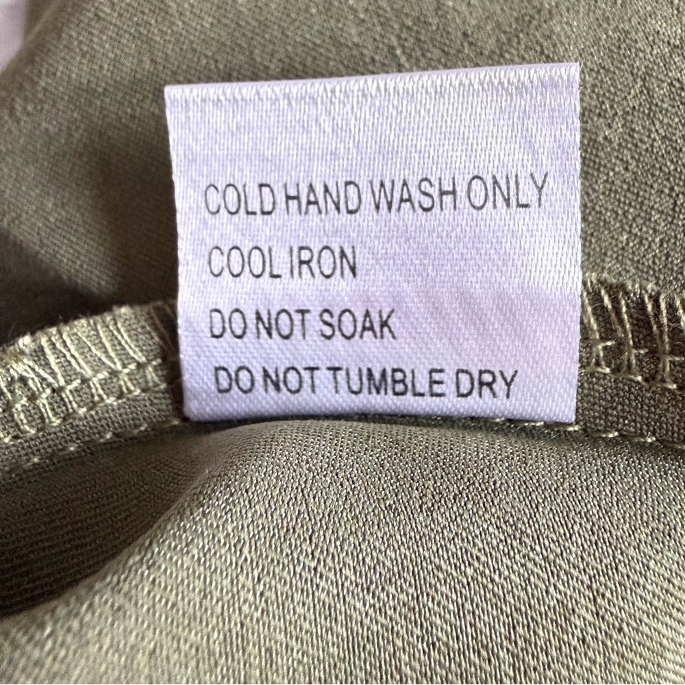 New! Petal + Pup Grasie Olive Green Satin Halter Maxi Dress Size 8 41370 - Picture 12 of 14